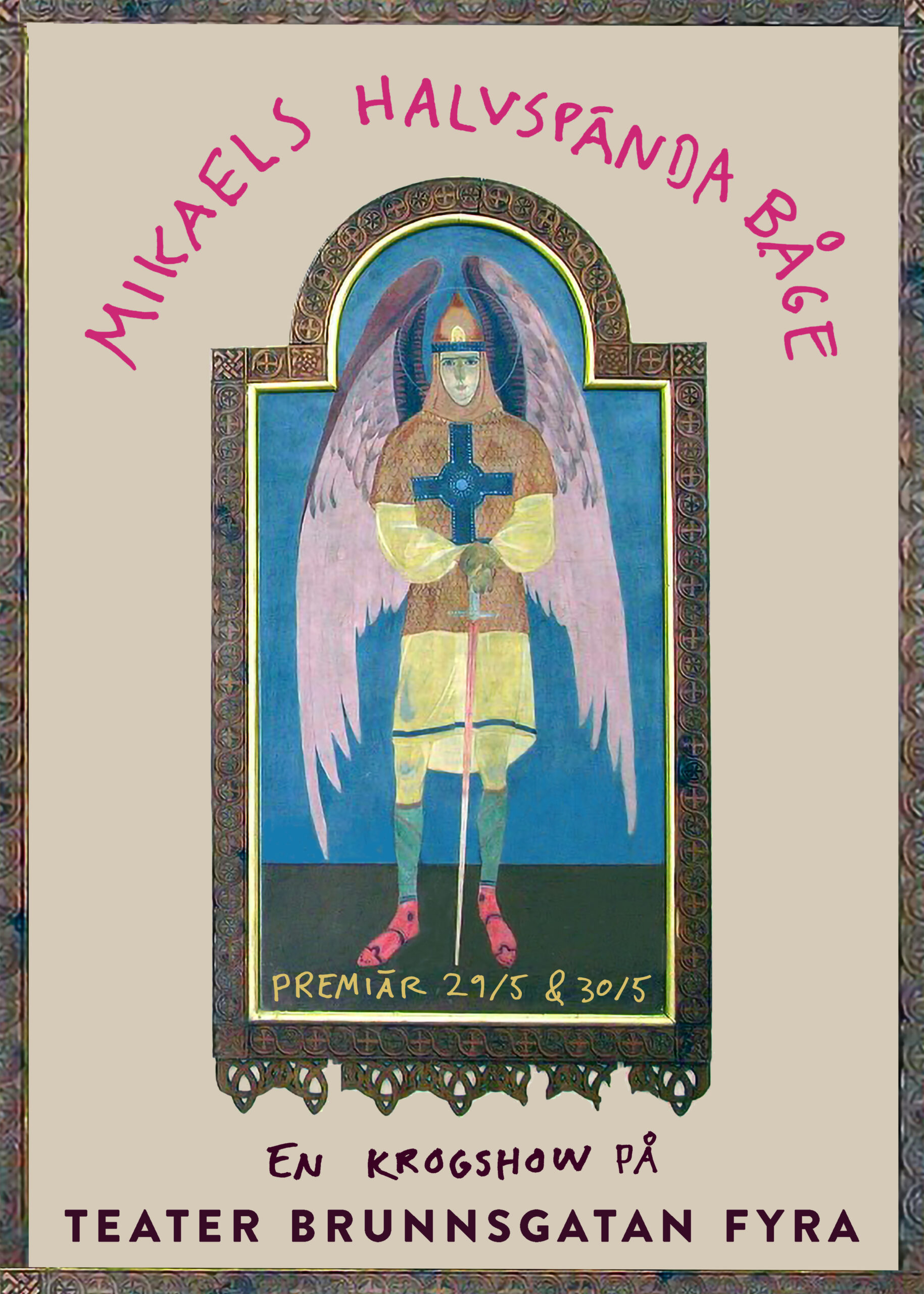MIKAELS HALVPÄNDE BÅGE_AFFISCH_KORR